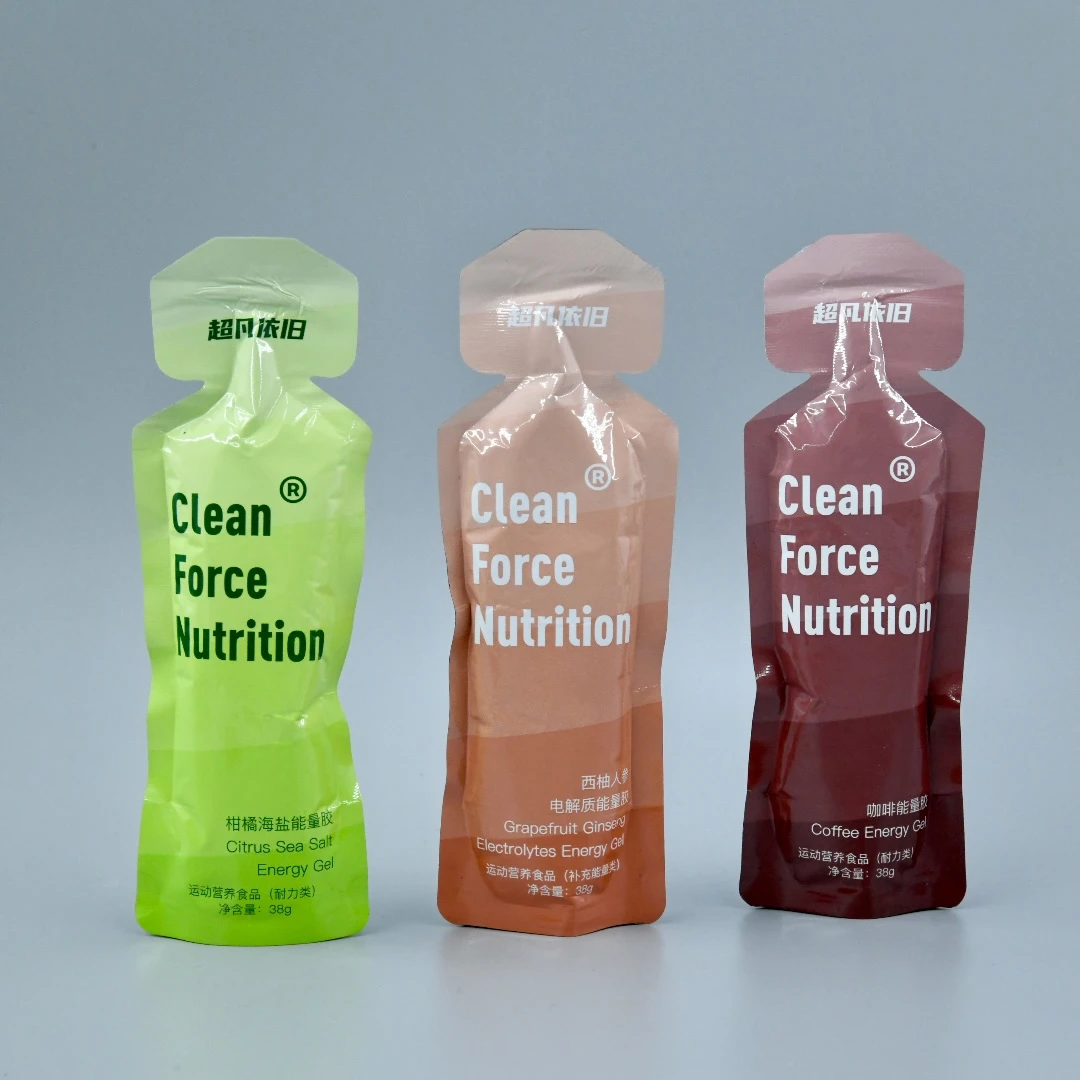 Clean Force Nutrition超凡依旧能量胶 柑橘海盐 西柚人参 咖啡