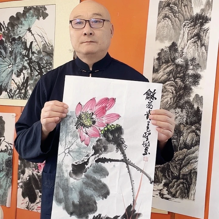 国画张圣敏先生纯手绘作品