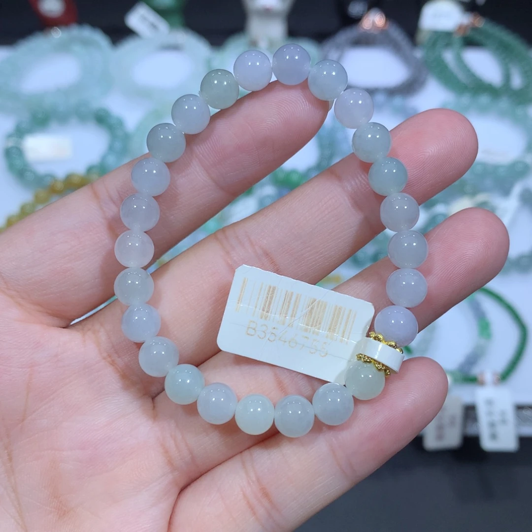 未镶嵌手串翡翠天然