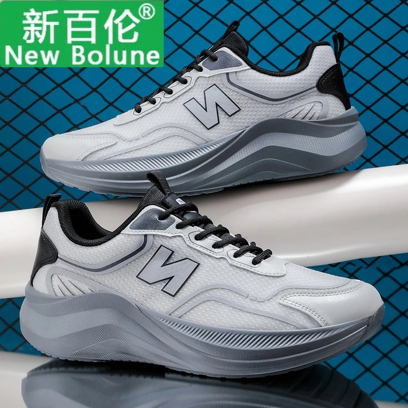 NEW BOLUNE/新百伦夏季透气新款休闲跑步男鞋网面防滑耐磨运动鞋