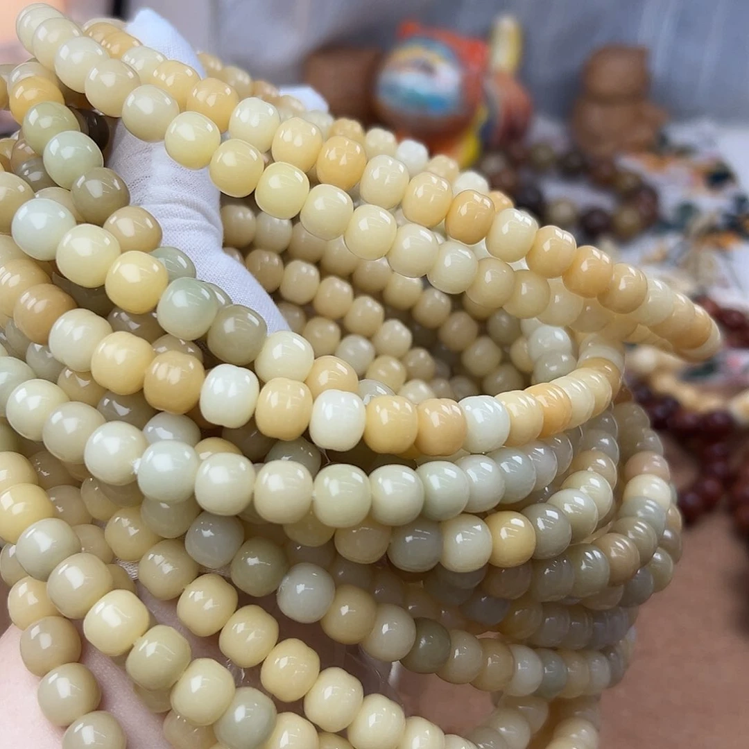 菩提根/象牙果手串水磨福利双圈发一条2236