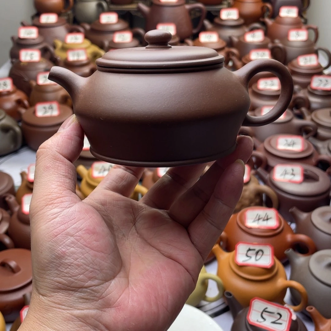紫砂茶壶宜兴紫砂半手工