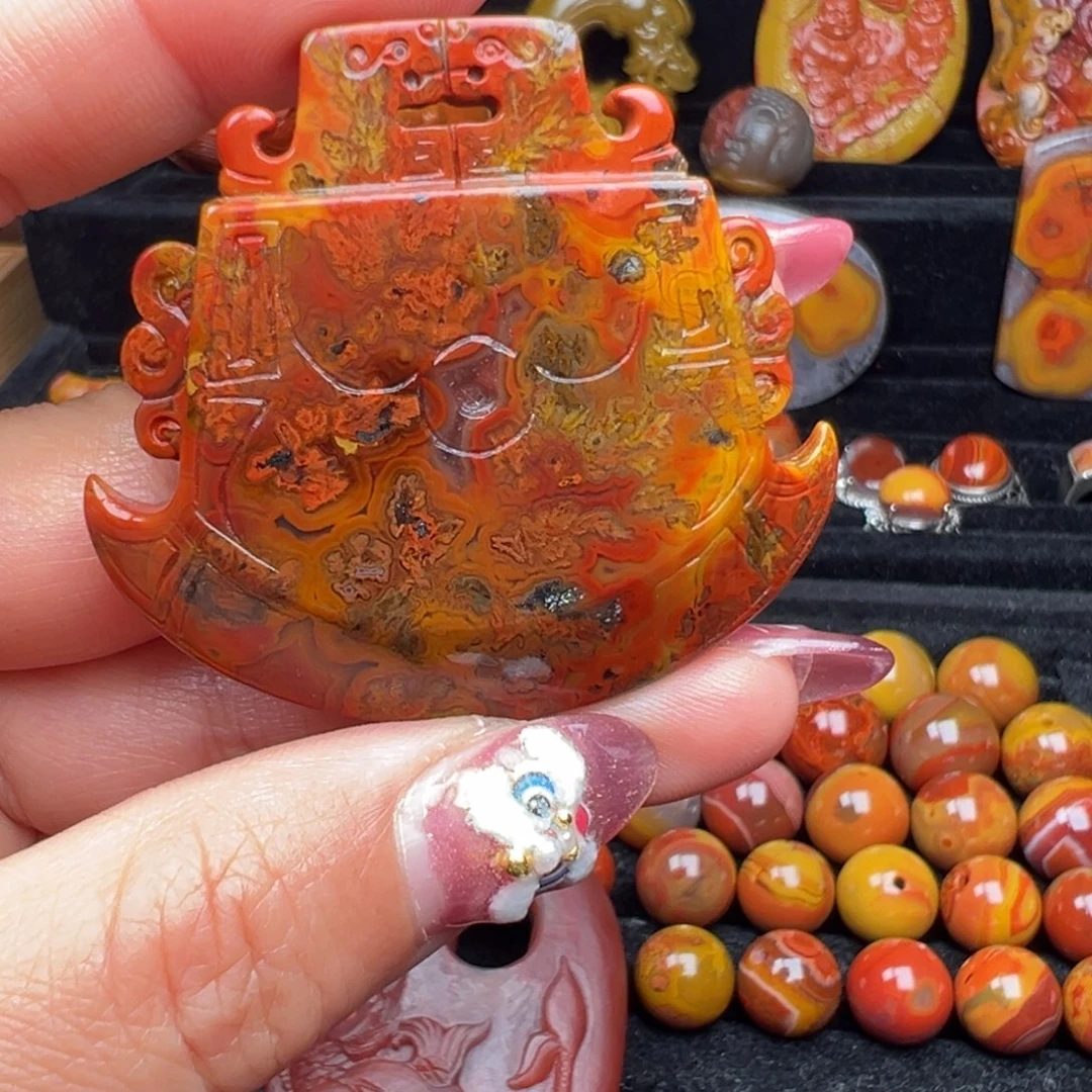 玛瑙/玉髓无未镶嵌觉*