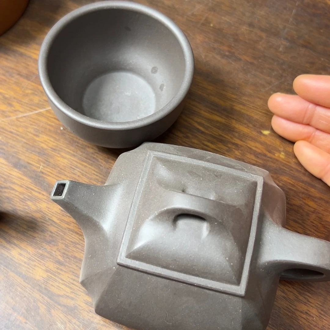 紫泥茶壶紫砂壶等传统