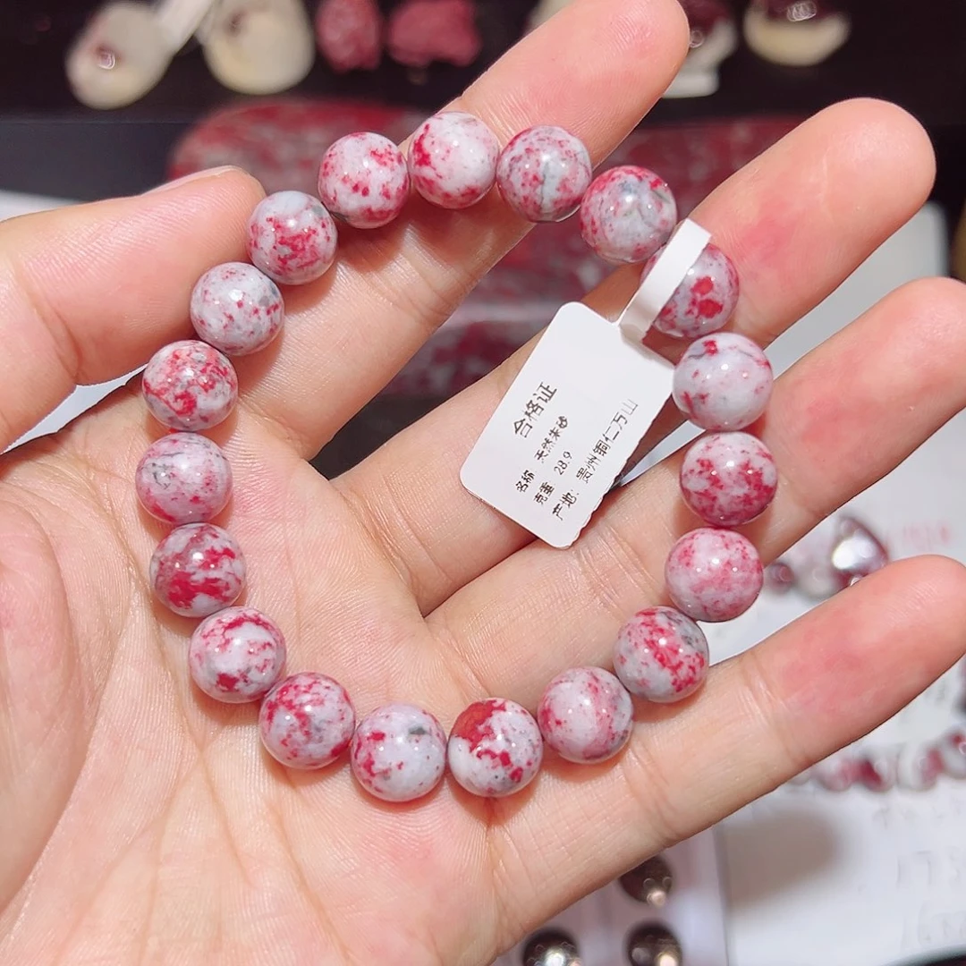 天然辰砂天然朱砂手串