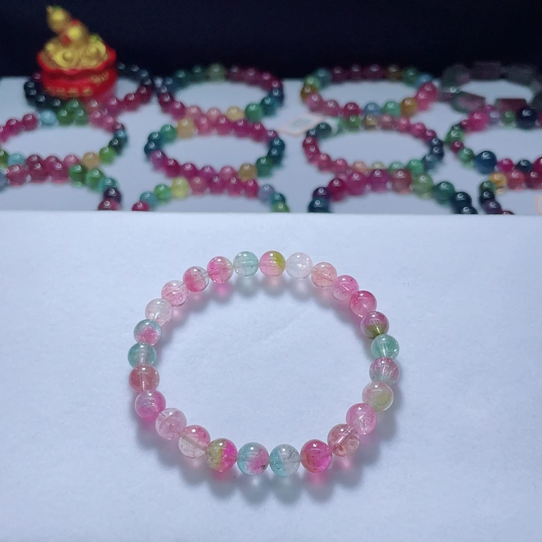 手链未镶嵌碧玺7.3mm左右