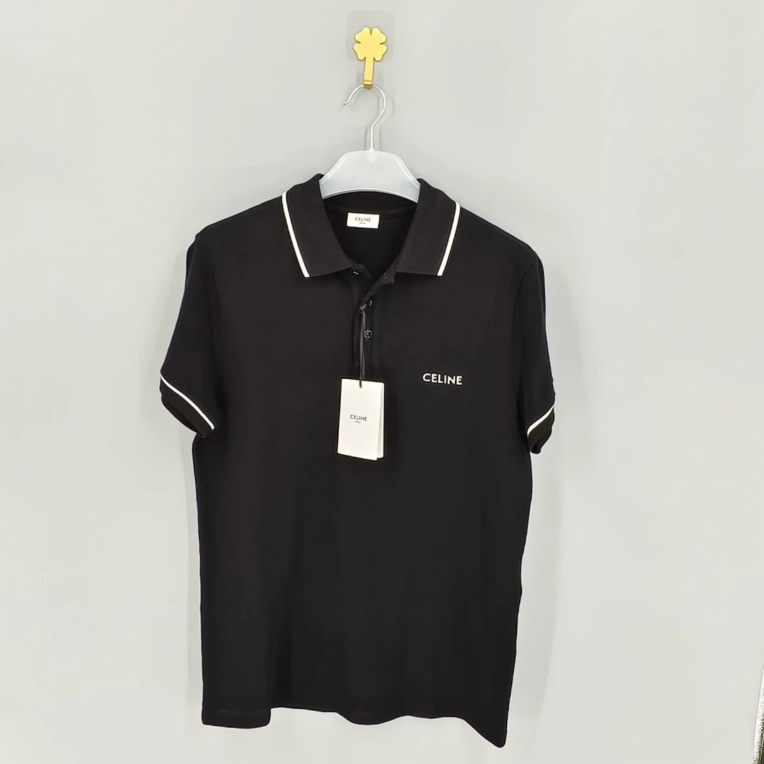 未使用 Celine/思琳 葡萄籽奢潮/CELINE休闲短袖Polo衫/S