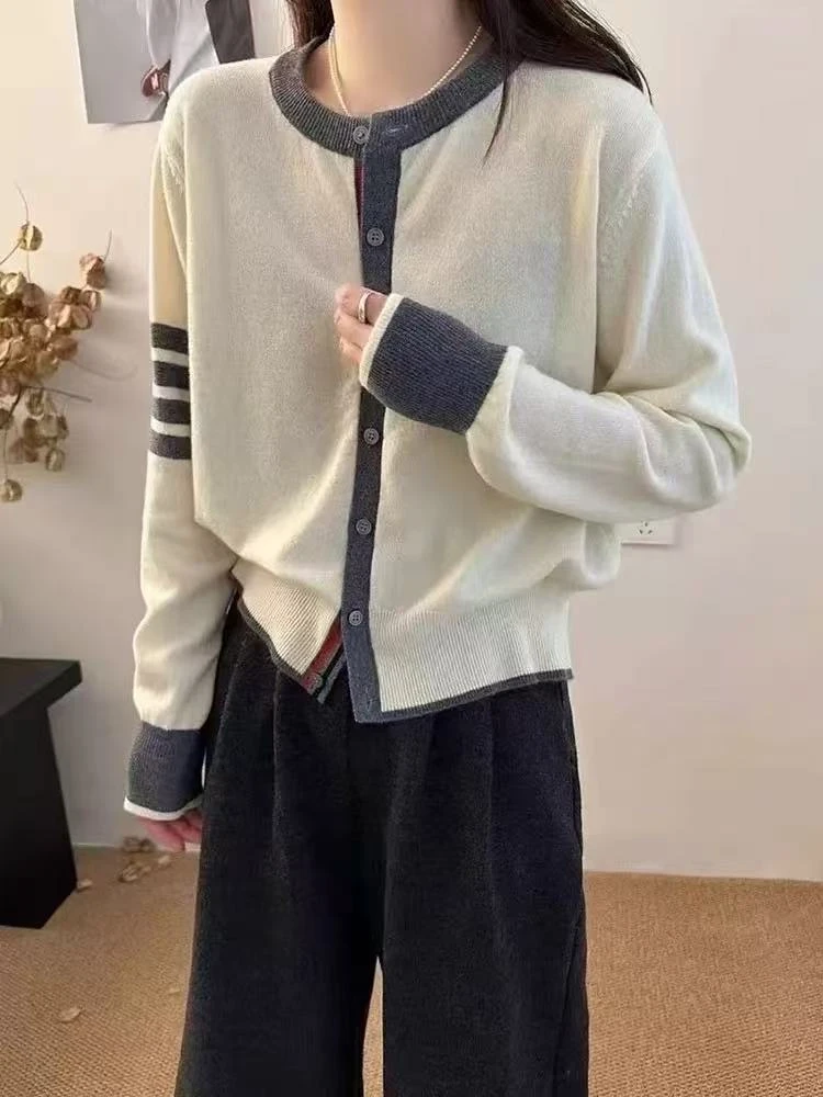 DUDU~撞色毛针织衫复合链接 认准编码下单