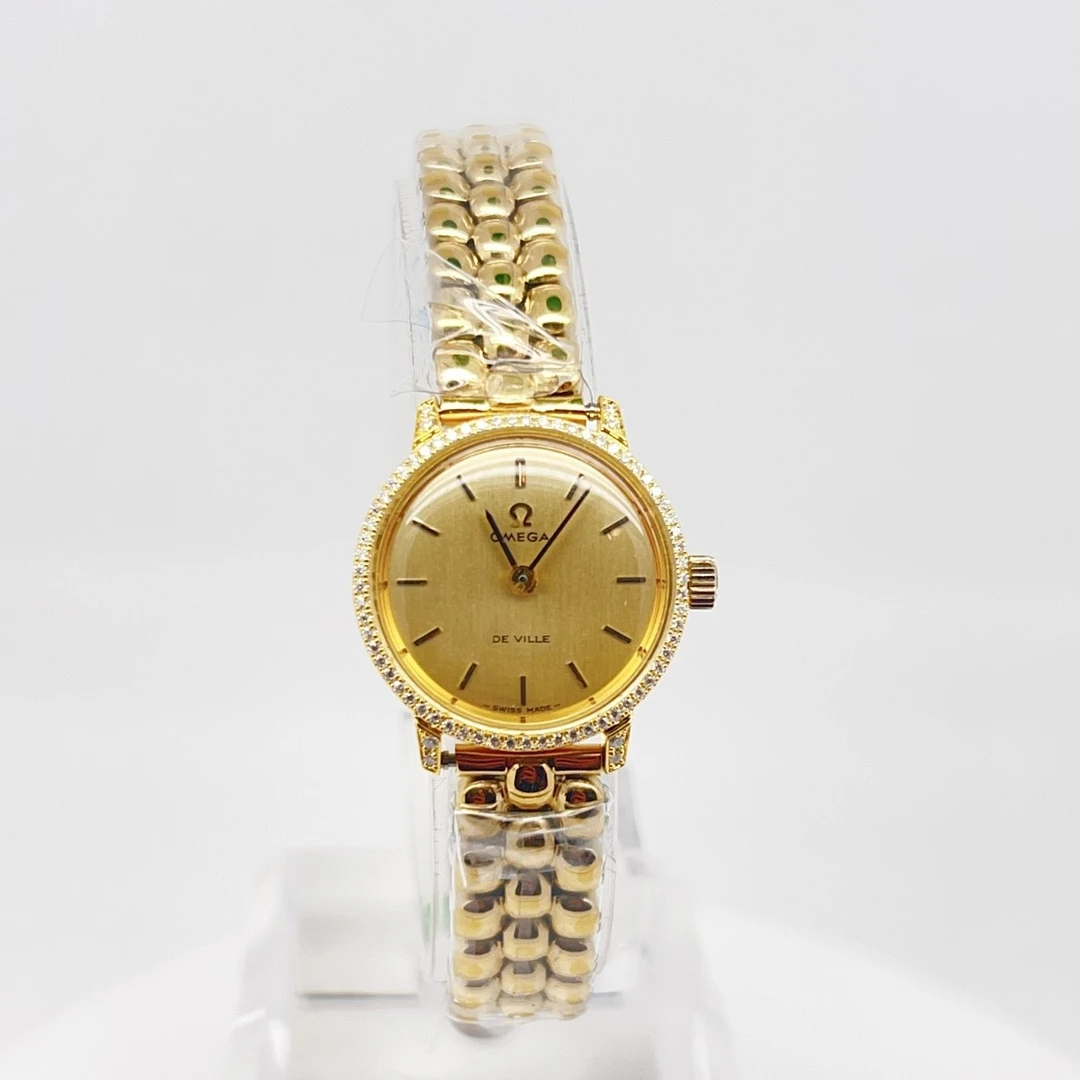 95新 Omega/欧米茄 手动机械表后钻22mm/公价32999/wh9004