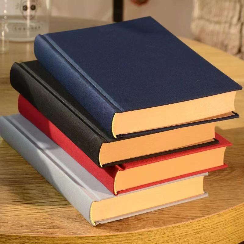 纯色布面牛皮纸笔记本加厚简约复古空白速写本素描本手账本