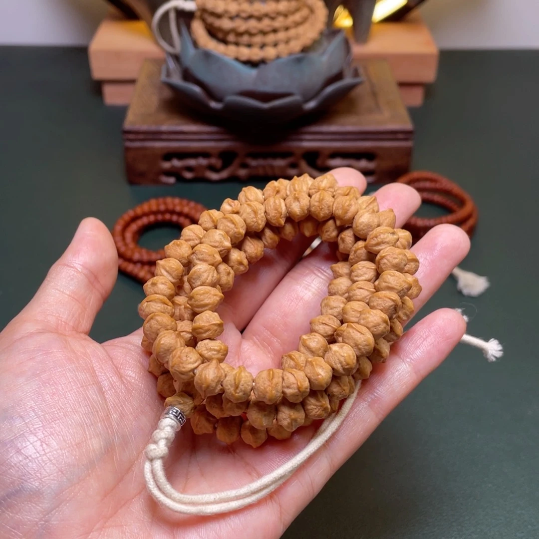 柏香籽/百香籽吊坠白牙横打长串