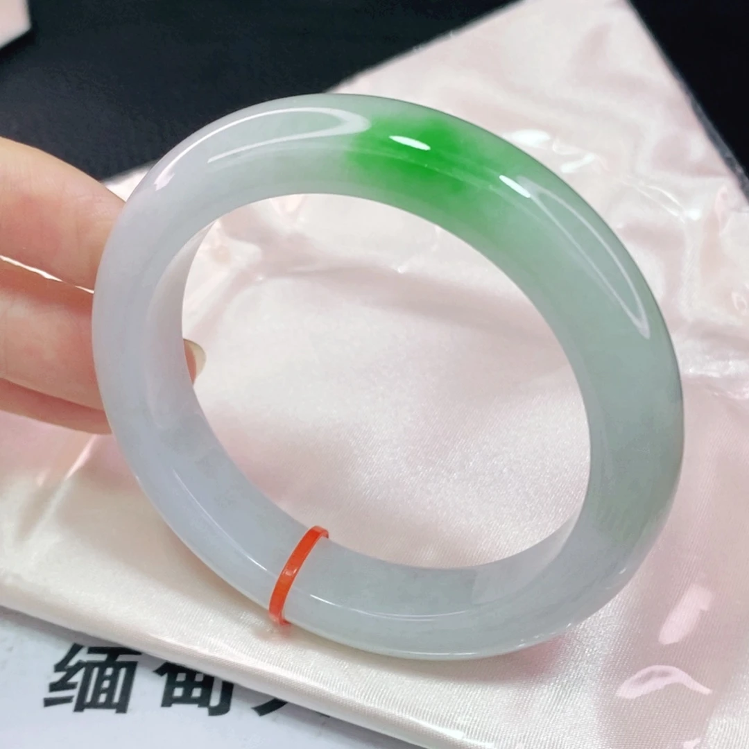 未镶嵌手镯翡翠56.6正圈