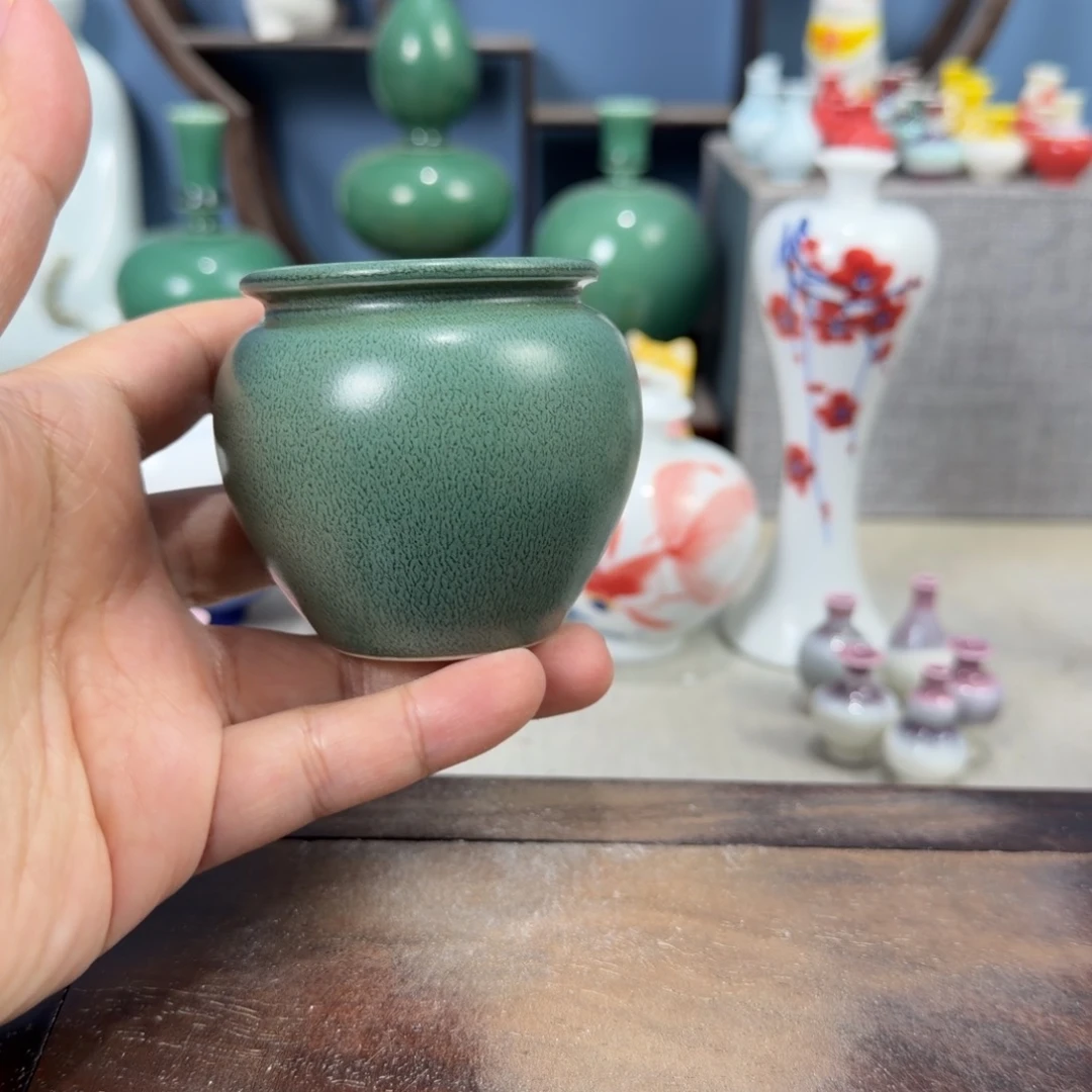 陶瓷手工小花器摆件