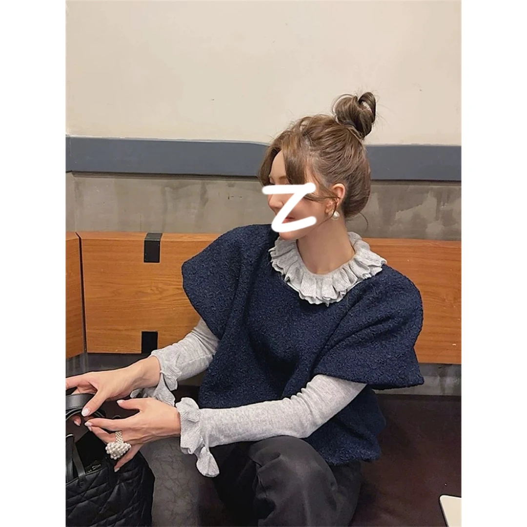 【土豆优选】复古高级感蓬蓬马甲