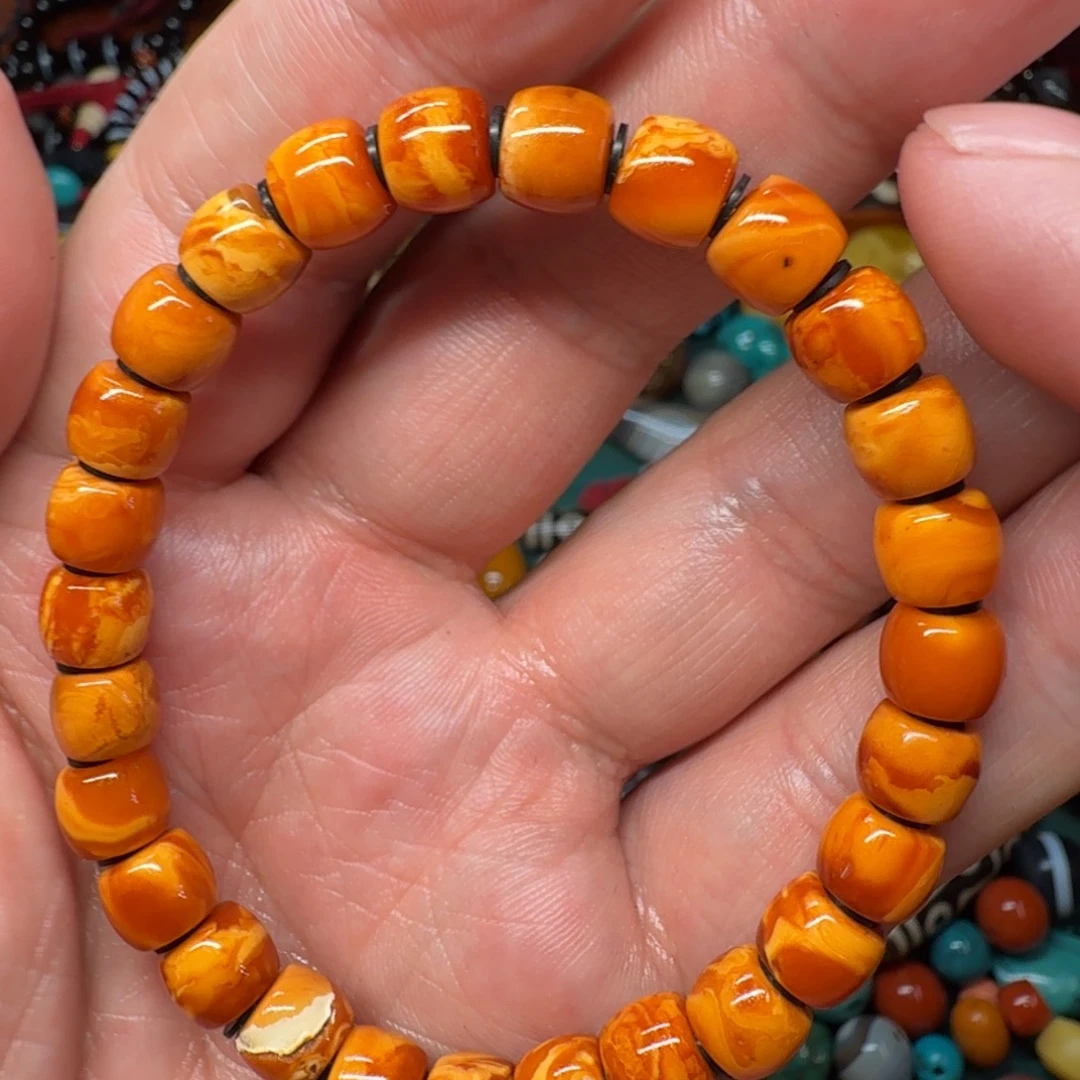 蜜蜡未镶嵌颈饰藏传精品蜜蜡吊坠项链