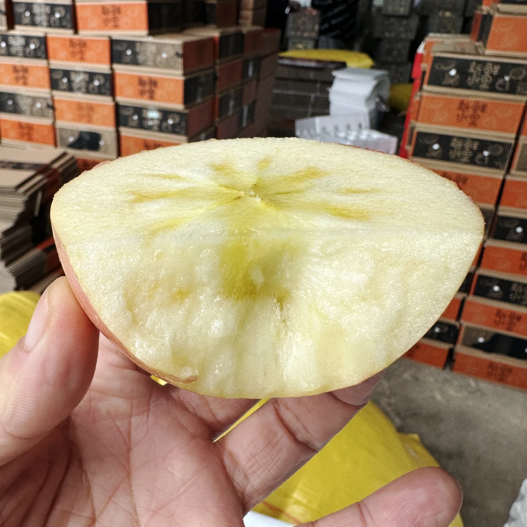 冰糖心丑苹果新鲜红富士酥脆爽口脆甜多汁应季整箱水果山西运城