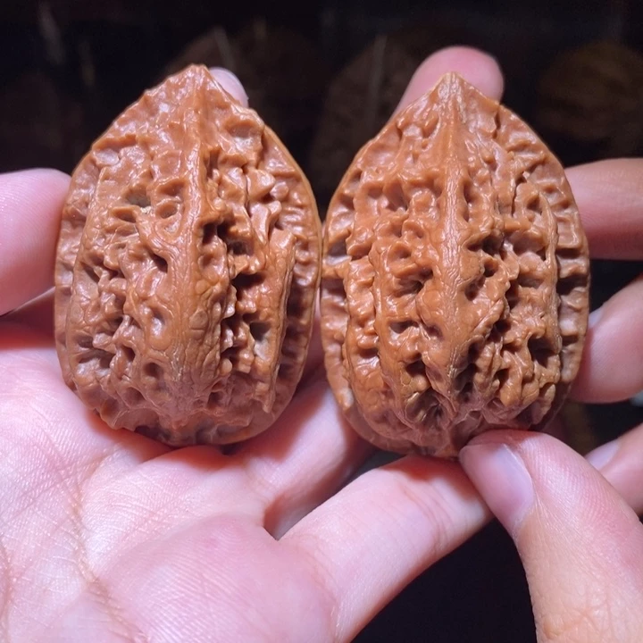 把件文玩核桃东北野生楸子小园 194