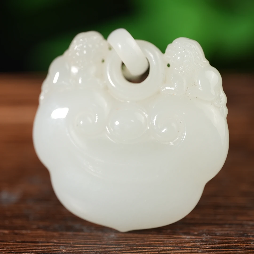 和田玉平安如意锁ADYP250529015