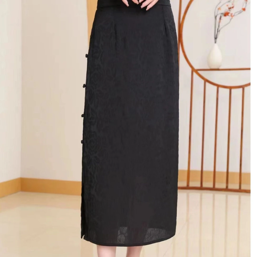 9-906-20（黑色）款时尚精致半身裙