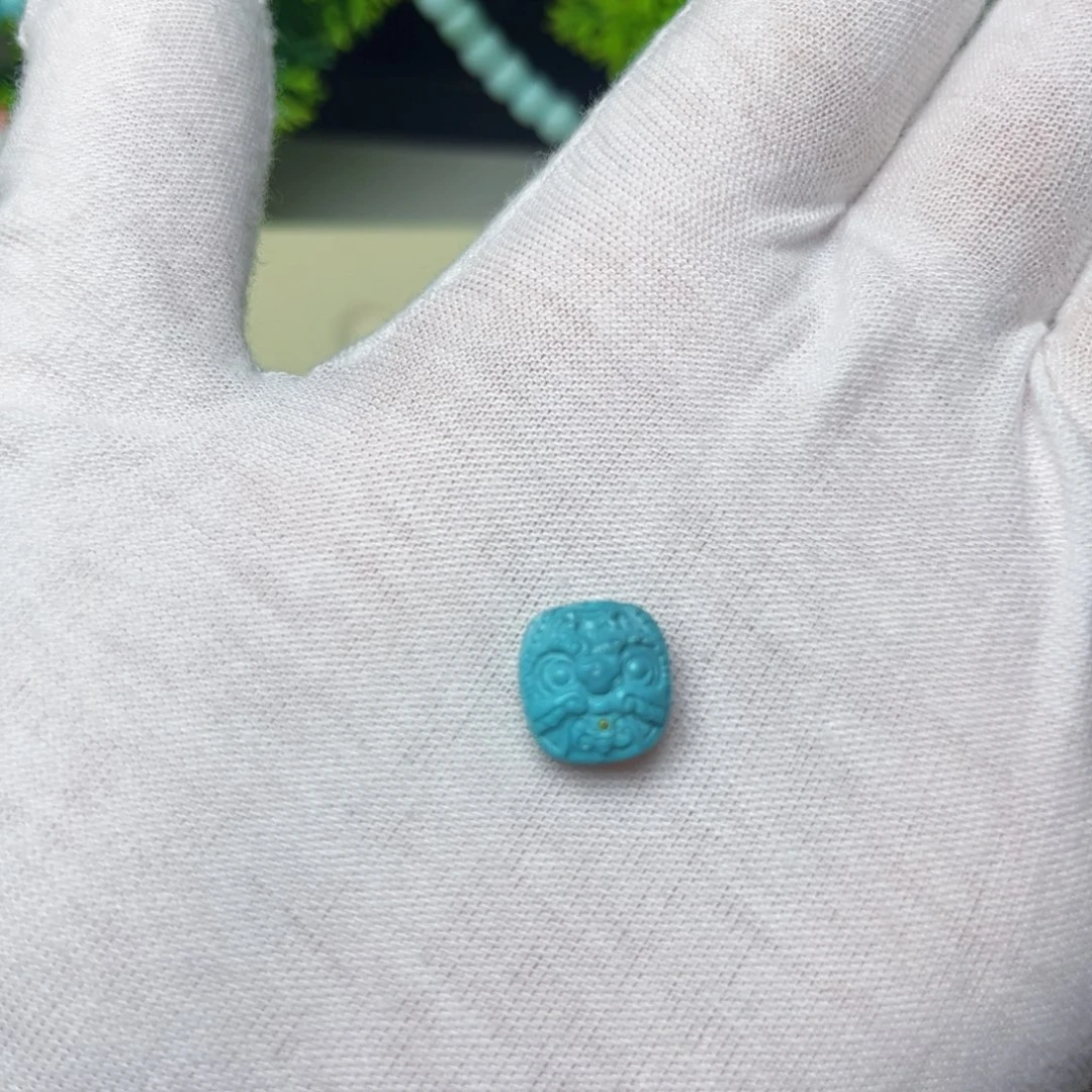 合金绿松石吊坠(不含链)