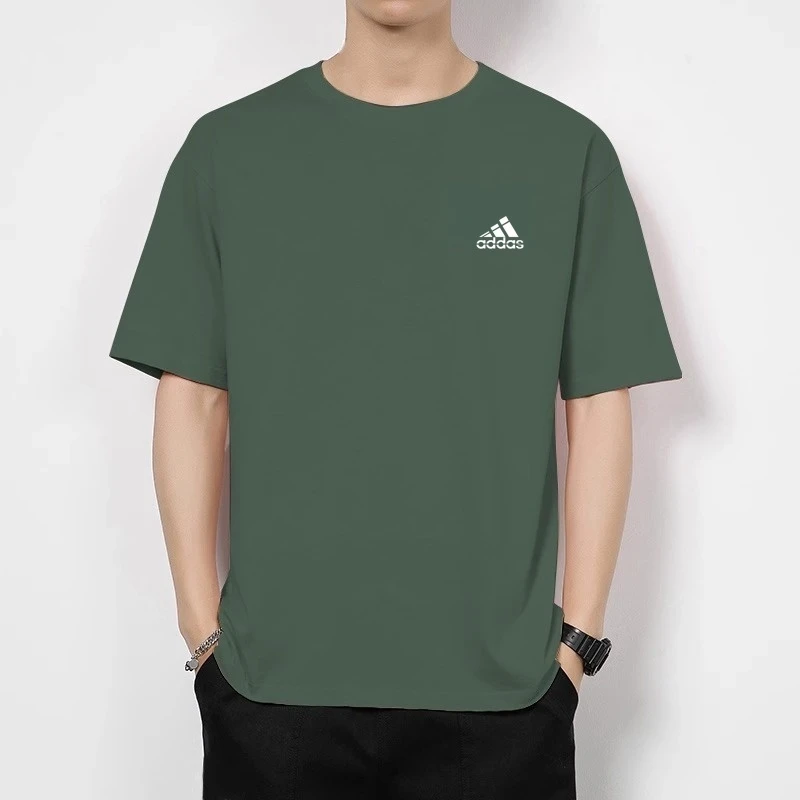 一折专区 | 奥莱正品短袖男女夏季宽松印花T恤情侣潮流运动白色