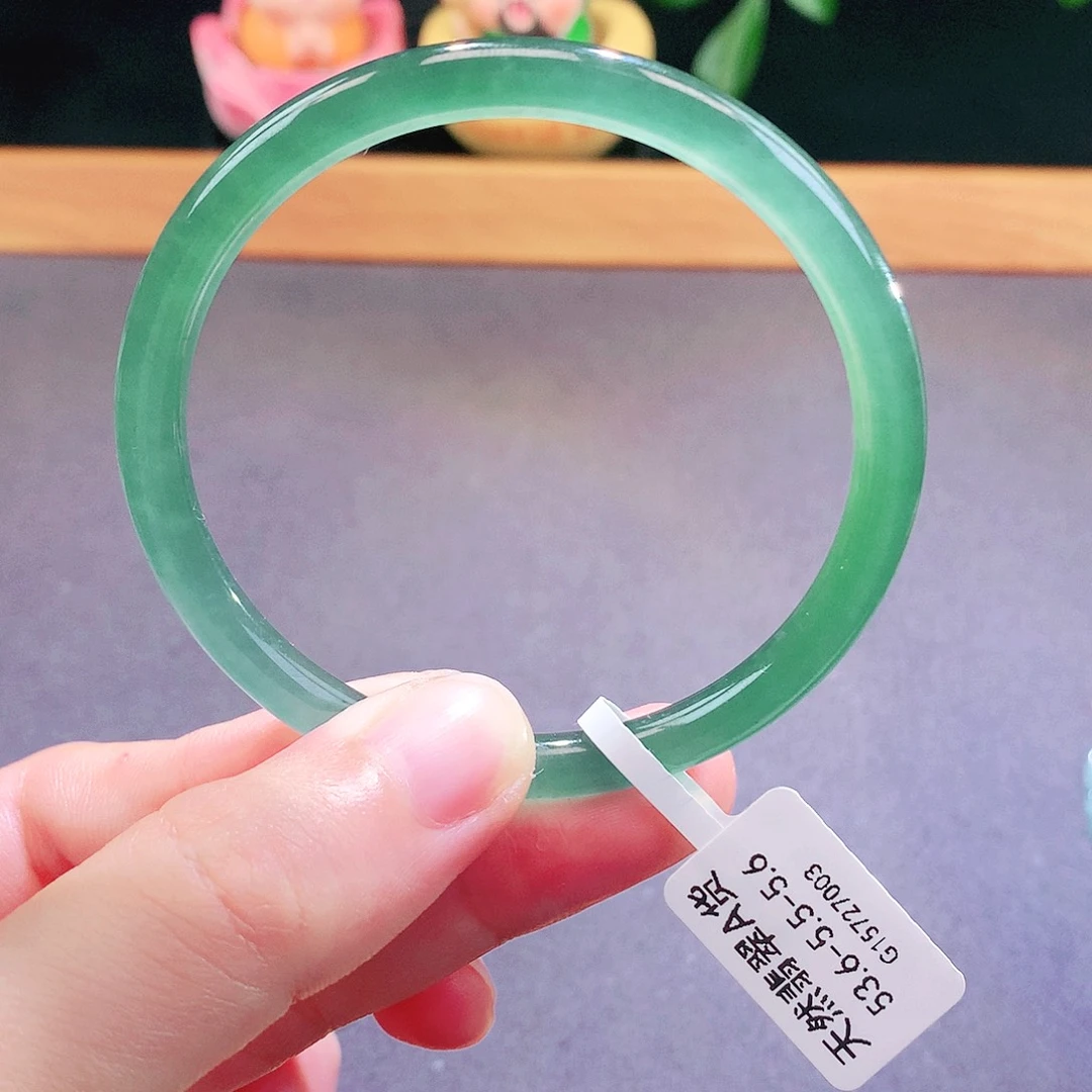 翡翠未镶嵌手镯天然翡翠