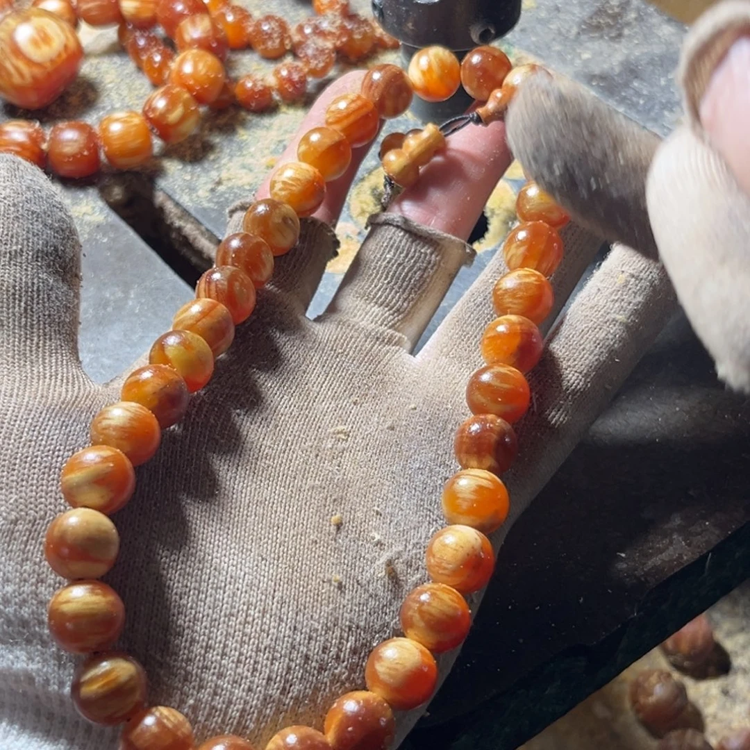 手串/手链松木（琥珀木）1.2手持穿36颗