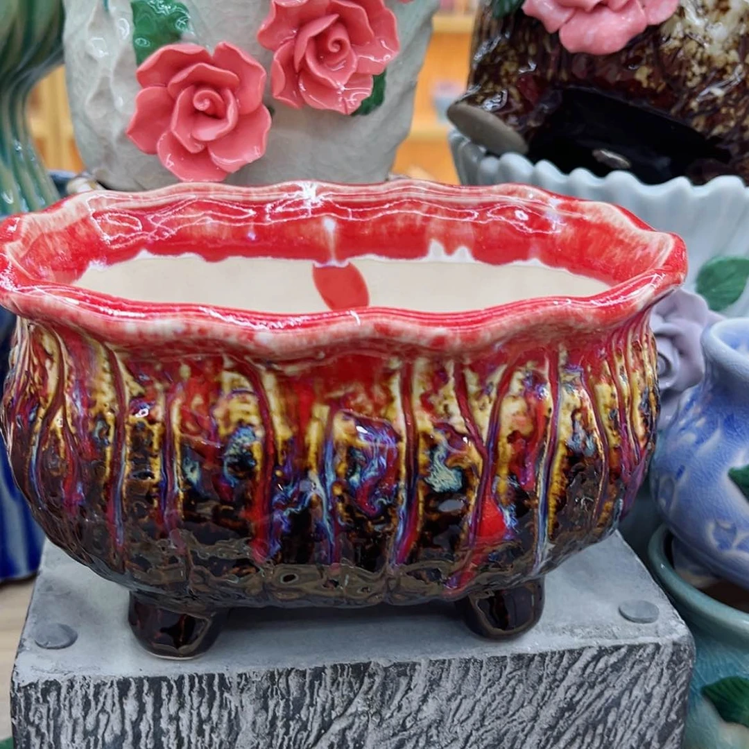 【闪购商品】陶瓷花盆