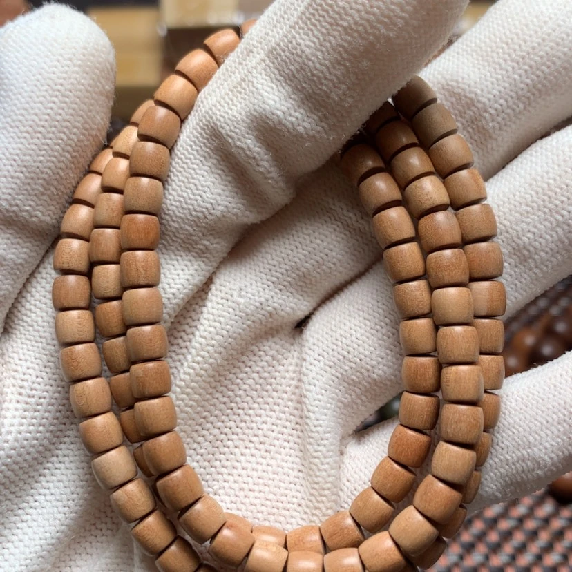 【闪购商品】檀香木手串/手链5*6*108顺纹微瑕处理价