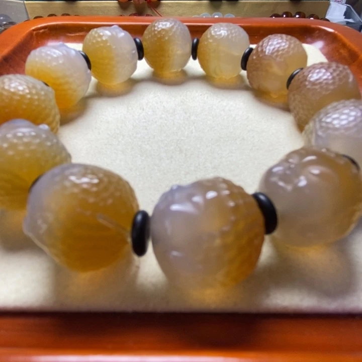 未镶嵌手串玛瑙/玉髓