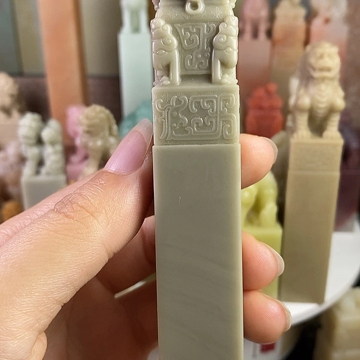 朱***画青田石青田石印章