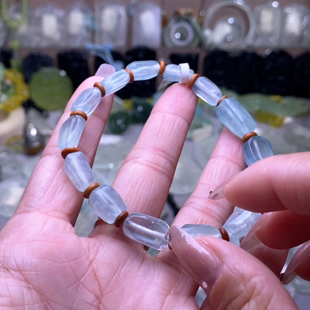 未镶嵌蛇纹石玉手串