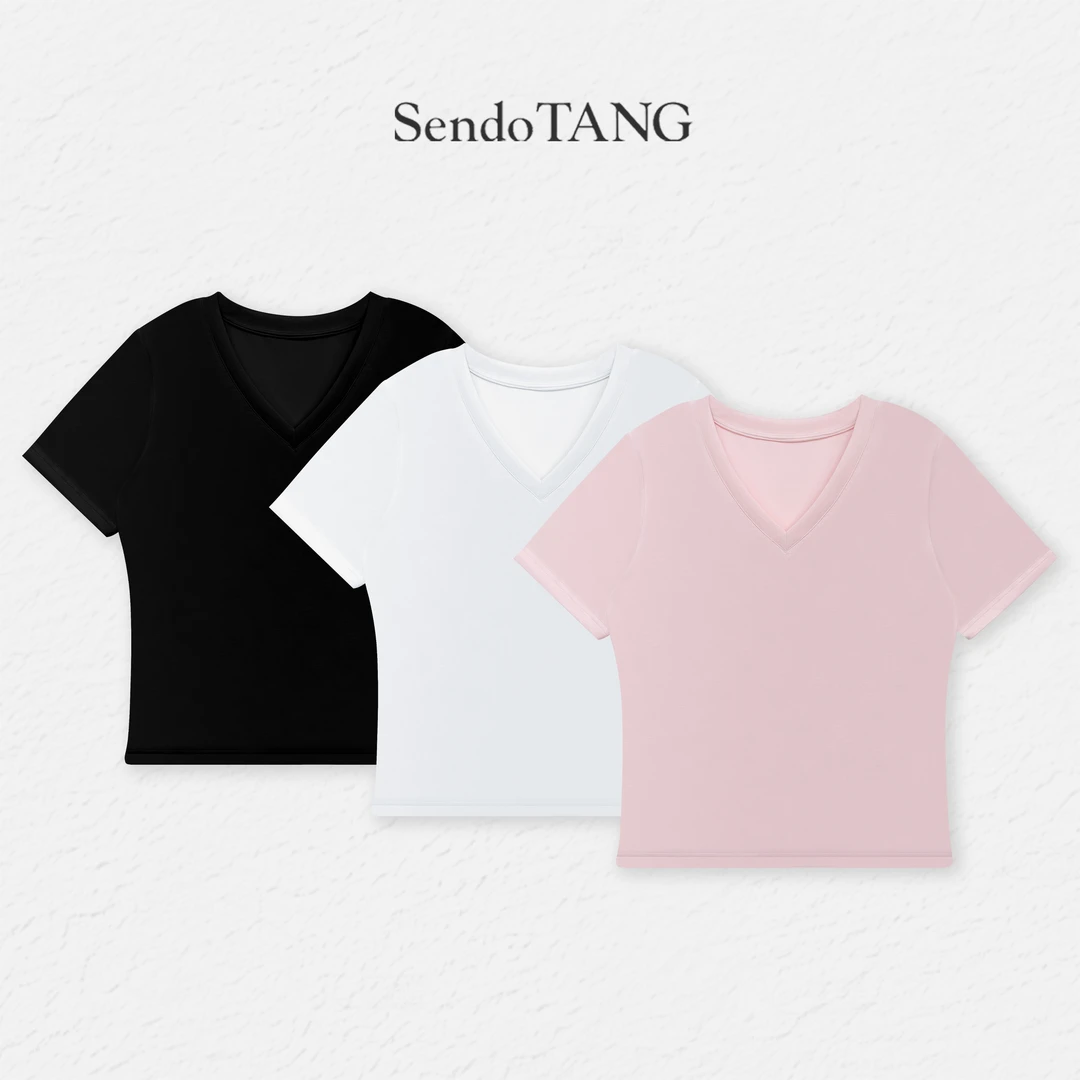 现货百搭显瘦【柔如水】胖多女装夏季新款休闲时尚宽松百搭T恤短袖