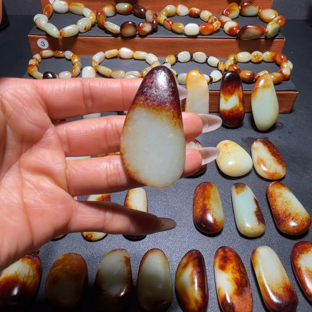 颈饰未镶嵌和田玉@*子