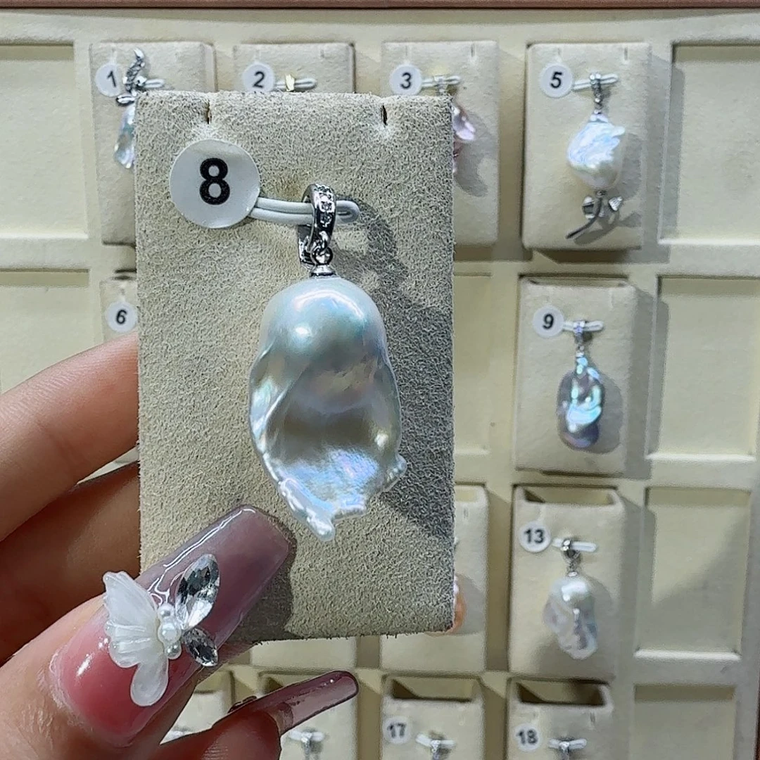 颈饰合金淡水珍珠