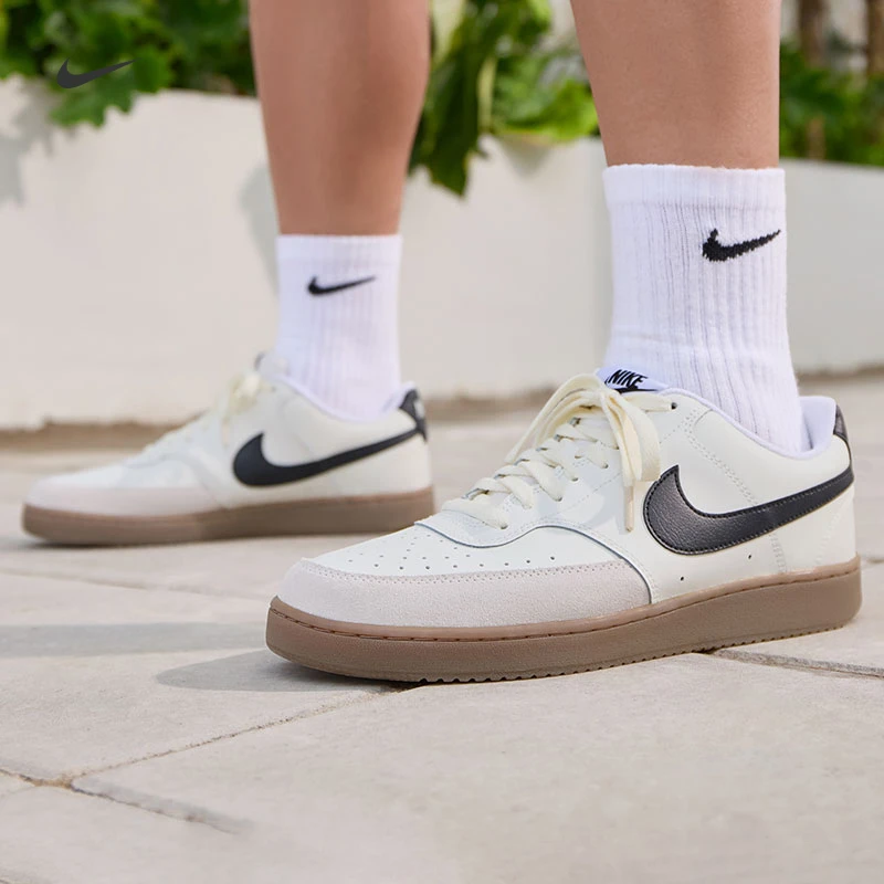 NIKE/耐克耐克官方COURT VISION LOW男子透气运动鞋秋季板鞋低帮