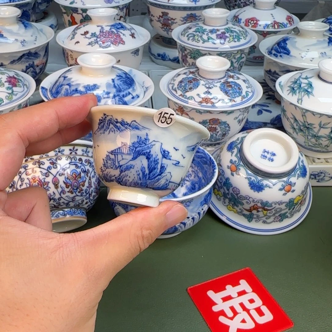 彦祖纯手工手绘茶具155