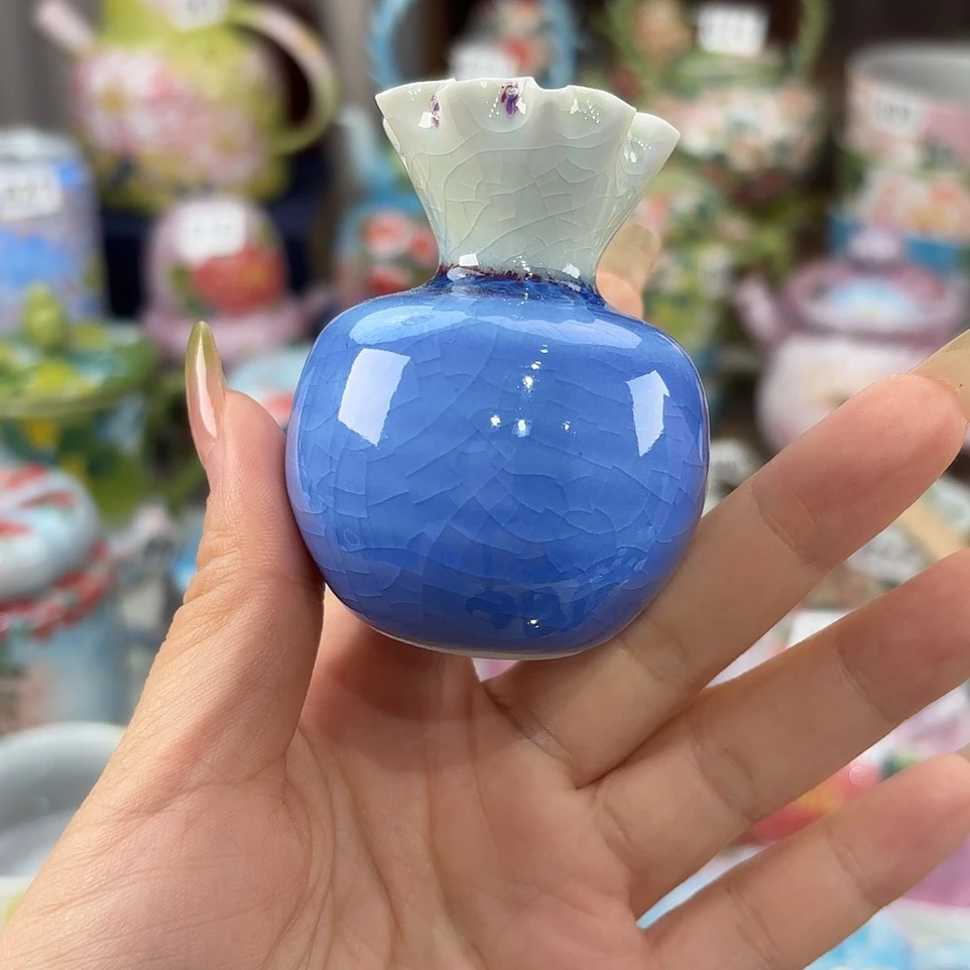 景德镇手绘高温釉下彩陶瓷茶具