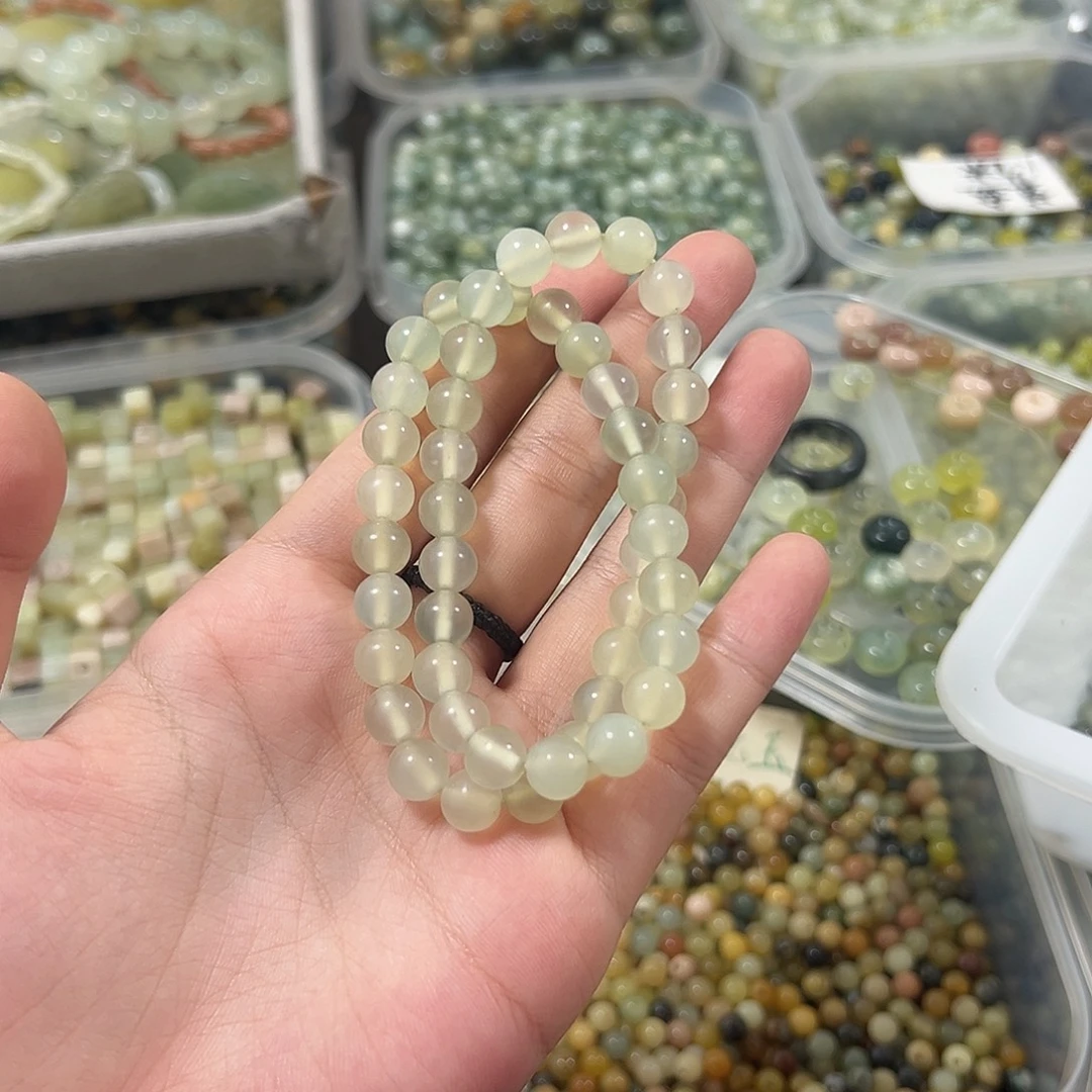 合金蛇纹石玉珠宝半成品