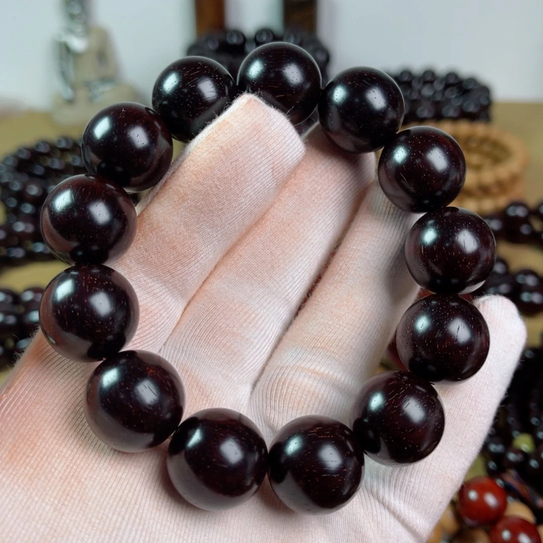 手串/手链小叶紫檀1.8高油密拆房老料细金星