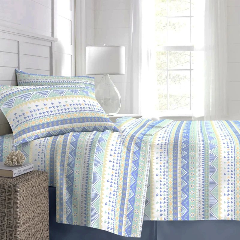 四季防滑细纱老粗布床单三件套透气凉席床上用品（床单1+枕套2）