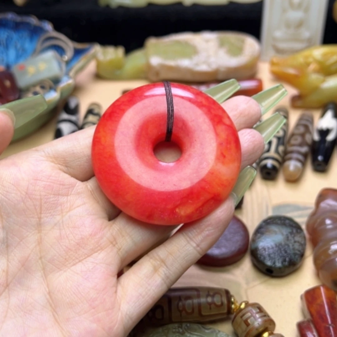 【闪购商品】蛇纹石玉未镶嵌颈饰