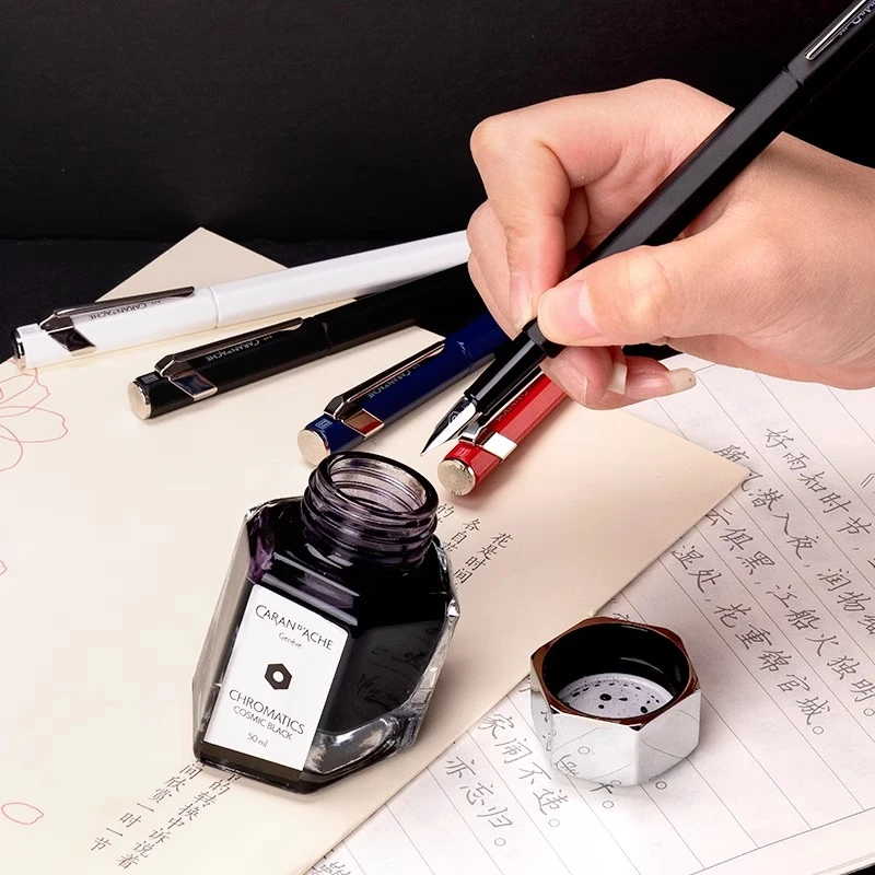 凯兰帝（CARAN d'ACHE）瑞士卡达彩色墨水钢笔50ml墨水非碳素墨水