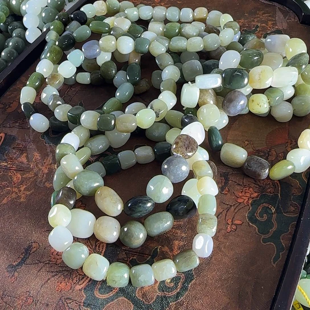 和田玉手链未镶嵌随机发一