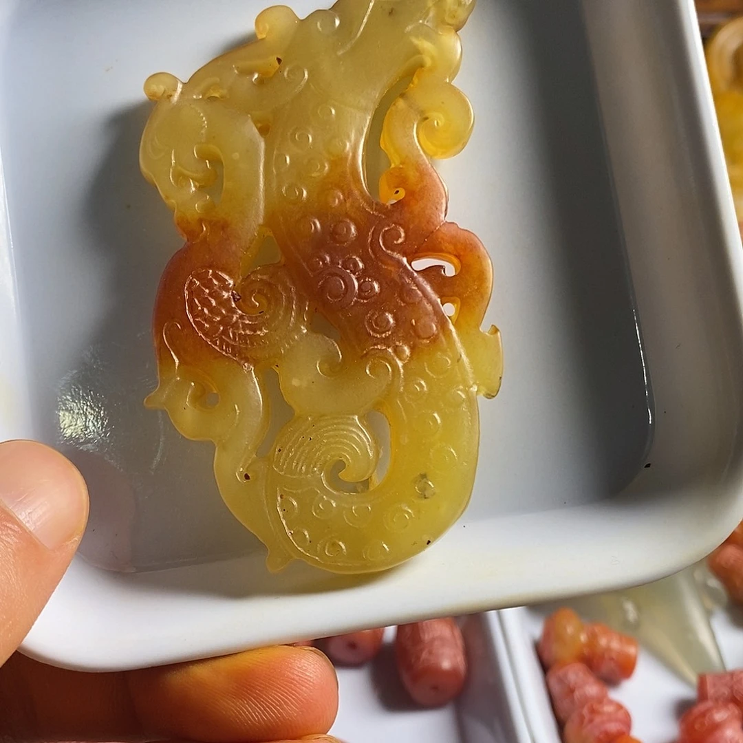 岫岩老玉（透闪石质玉）未镶嵌挂件