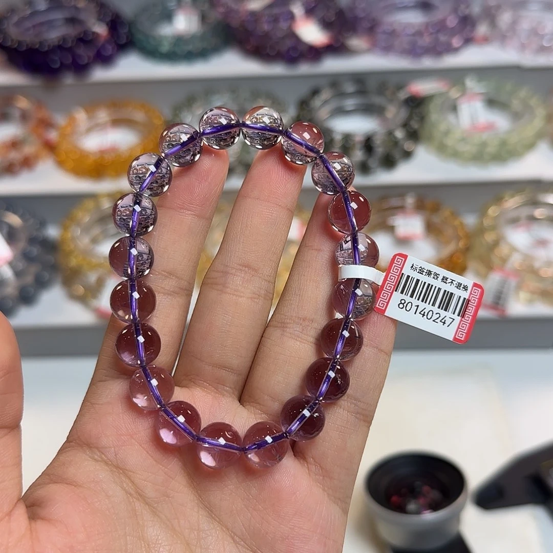 未镶嵌手链水晶紫水晶10mm