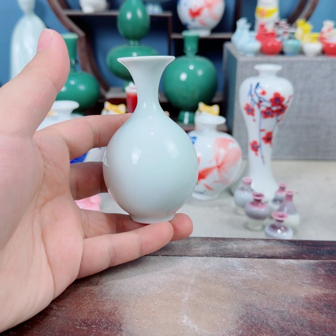 陶瓷手工小花器摆件