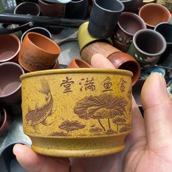 茶杯紫砂全手工制作工艺