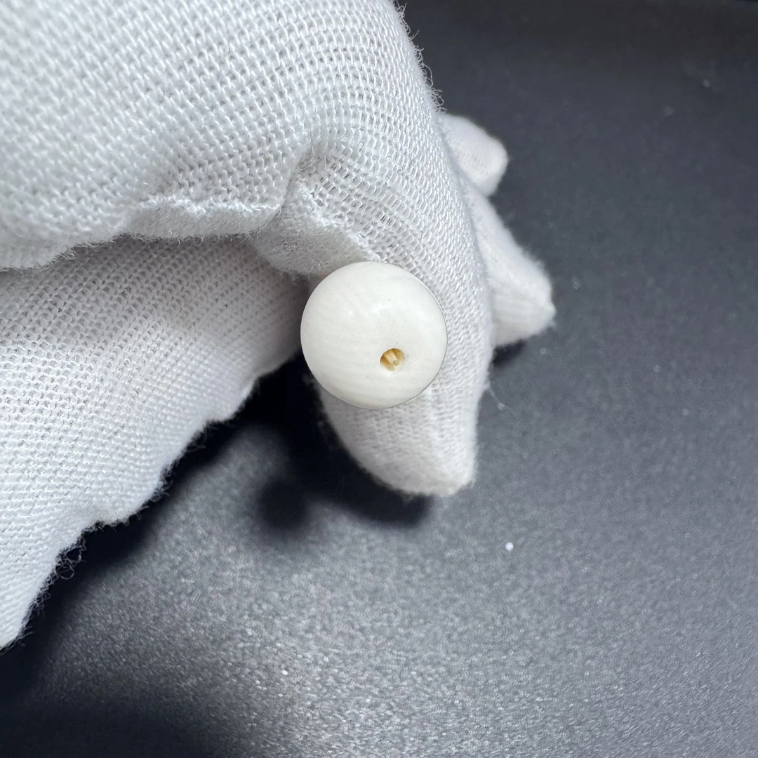 【天选毕业】C0006天然猛犸牙冰料精品老型10*9mm顶珠单颗单珠