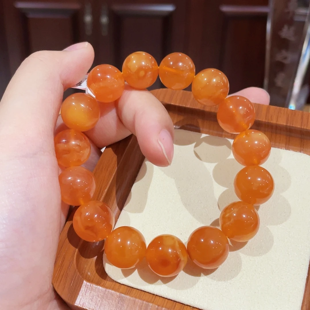 蜜蜡未镶嵌手链手串